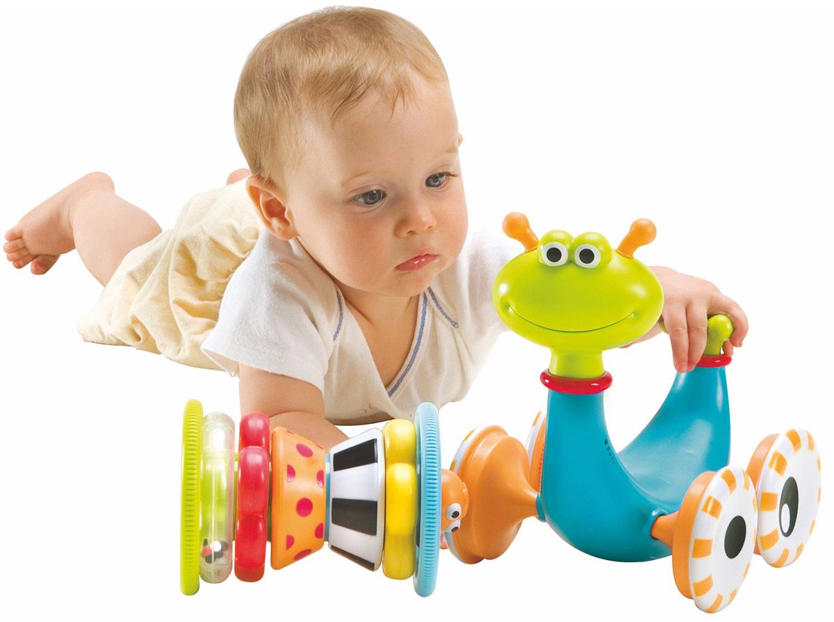 Игрушки детям до года купить. Улитка Yookidoo. Пирамидка Yookidoo музыкальная. Игрушки для малышей 6 месяцев. Игрушки для малышей до года.