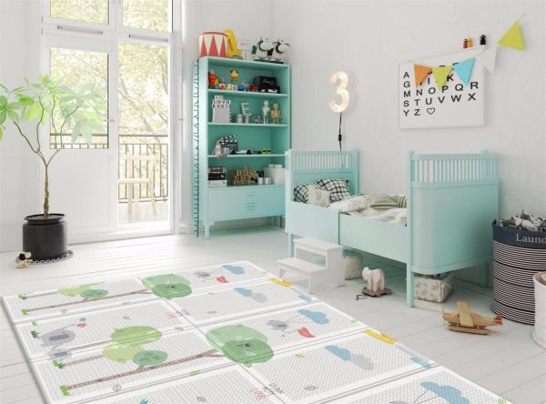 Коврик детский складной Parklon Portable Веселая прогулка, 200x140x1 см