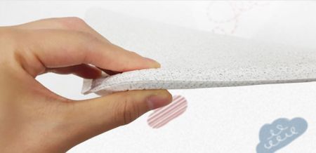 Детский коврик двусторонний Parklon Pure Soft Монстера/Холмы, 190x130x1.2 см