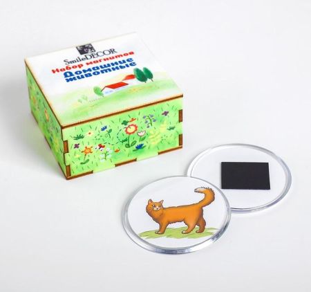 Набор магнитов "Домашние животные" Smile Decor