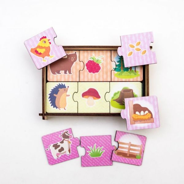 Пазл деревянный Изучаем живой мир WoodLandToys Пазл деревянный Изучаем живой мир WoodLandToys