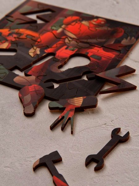 Деревянный пазл Тим и робот Айбо Mr. Puzz Деревянный пазл Тим и робот Айбо Mr. Puzz