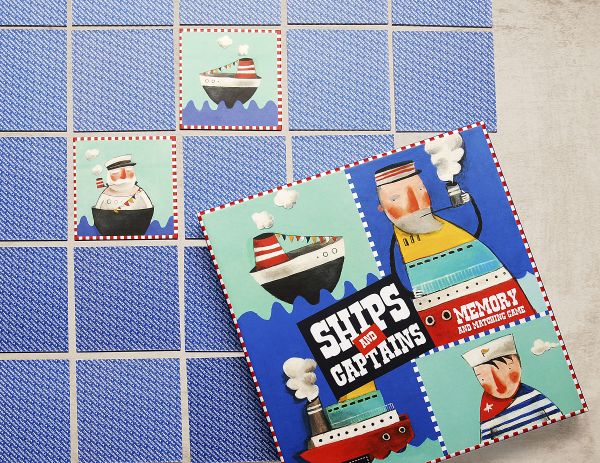 Игра - мемори Marbushka Корабли и Капитаны (Ships and Captains)