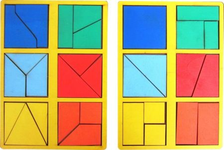 Сложи Квадрат Б.П. Никитин, 1 уровень (мини) SmileDecor