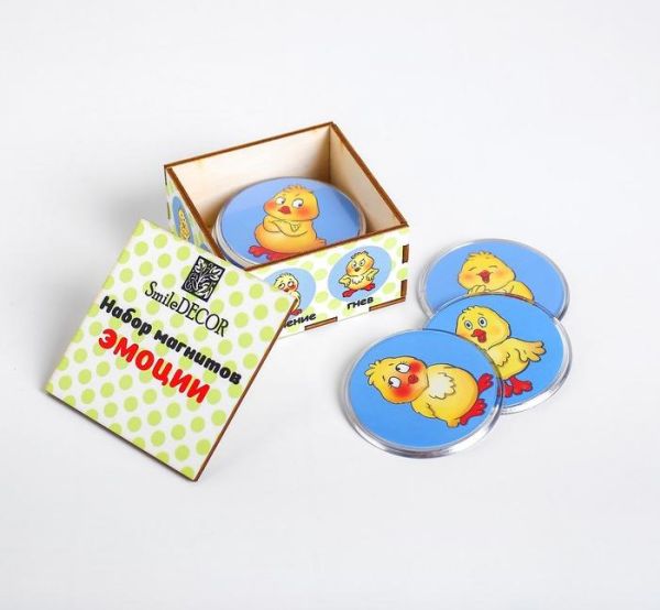 Набор магнитов Эмоции Smile Decor