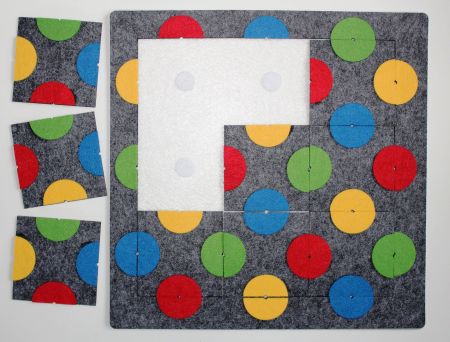 Коврик - головоломка Круги Smile Decor