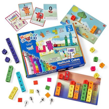 Набор Соединяющиеся кубики Numberblocks с карточками Learning Resources
