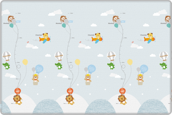 Детский коврик Parklon Eco Clean Летучие Мишки, 210x140x1.3 см