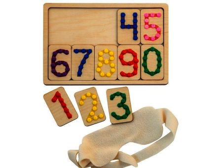 Тактильные цифры Smile Decor