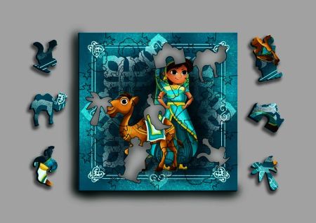 Деревянный пазл "Арабская Принцесса" Mr. Puzz