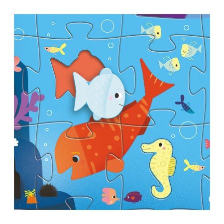 Пазл - гигант Подводный мир Djeco