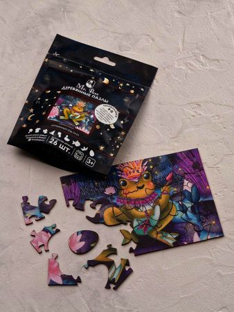 Деревянный пазл "Царевна лягушка" Mr. Puzz