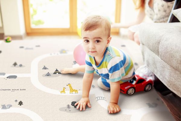 Коврик детский складной Parklon Portable Лесные тропинки 200x140x1 см