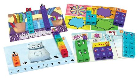 Набор Соединяющиеся кубики Numberblocks с карточками Learning Resources