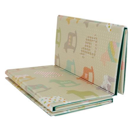 Коврик детский складной Parklon Portable Деревянные лошадки, 200x140x1 см