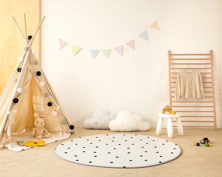 Детский коврик Parklon Circular Mat Горошинка 138x138x1.2 см