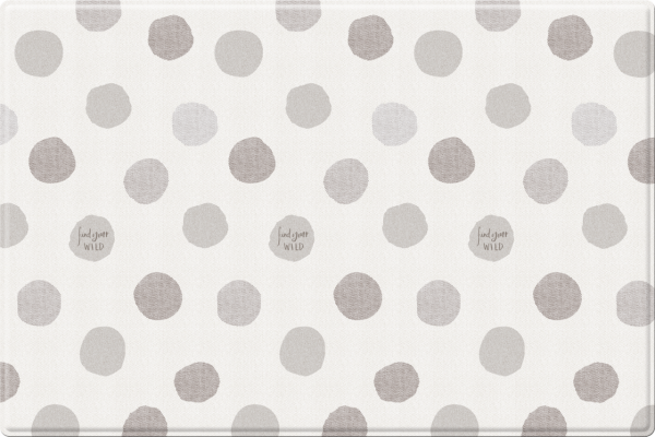 Детский коврик двусторонний Parklon Pure Soft Лесные ягоды и Линии, 190x130x1.2 см