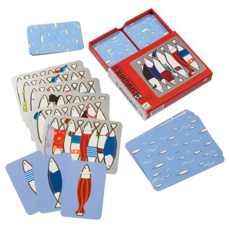 Карточная игра Сардины Djeco