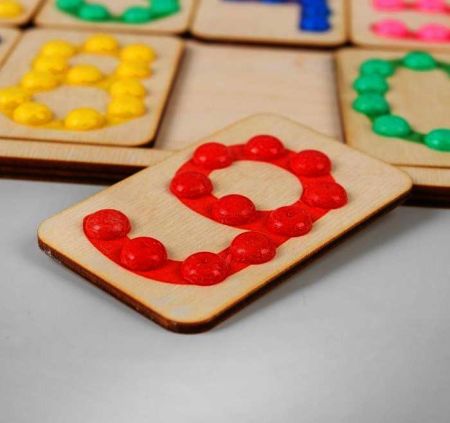 Тактильные цифры Smile Decor