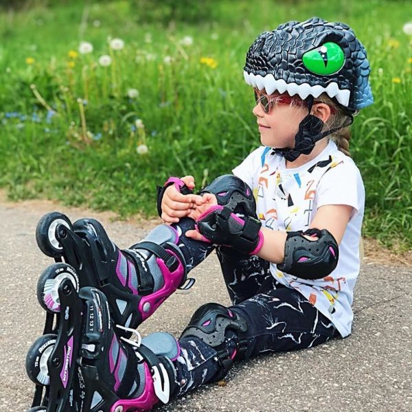 Шлем Black Dragon коллекция 2017 (чёрный дракон) Crazy Safety