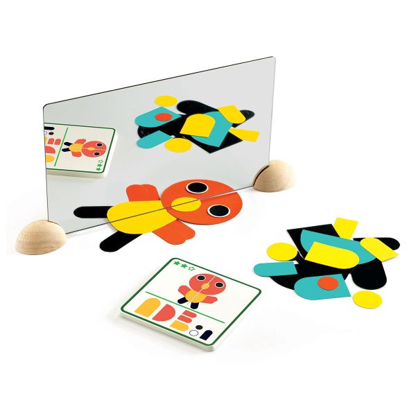 Конструктор Найди отражение. Животные Djeco