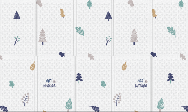 Портативный коврик Parklon Marshmallow Листопад 120x200x1 см