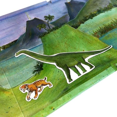 Магнитная игра Egmont toys Динозавры