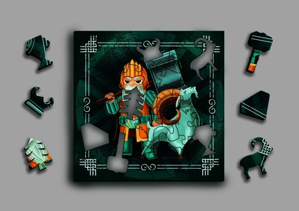 Деревянный пазл "Горный Король" Mr. Puzz