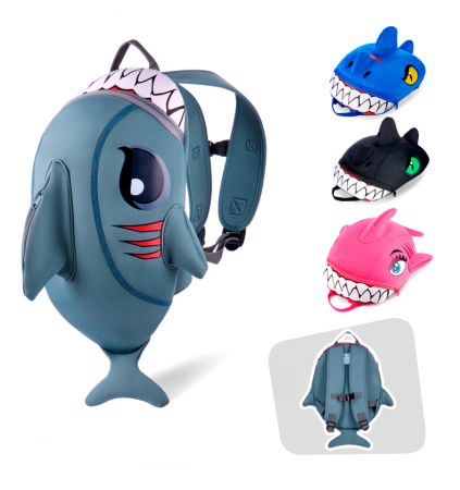 Рюкзак детский Crazy Safety Grey Shark (серая акула)