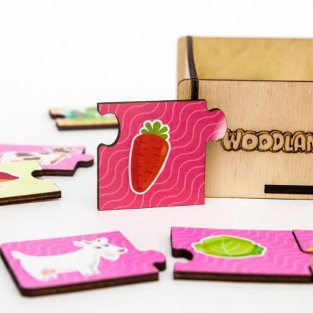 Пазл деревянный Изучаем живой мир WoodLandToys