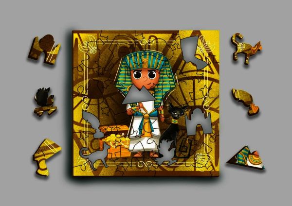 Деревянный пазл "Египетский Фараон" Mr. Puzz Деревянный пазл "Египетский Фараон" Mr. Puzz