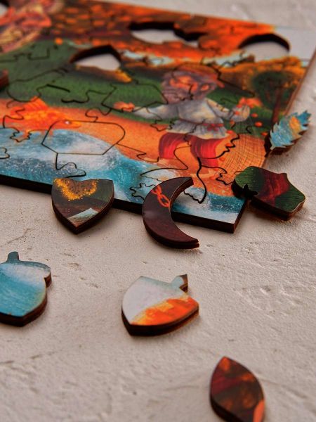 Деревянный пазл "У лукоморья" Mr. Puzz Деревянный пазл "У лукоморья" Mr. Puzz