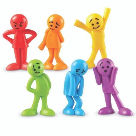 Развивающая игрушка Фигурки Эмоциональные Человечки с карточками Learning Resources