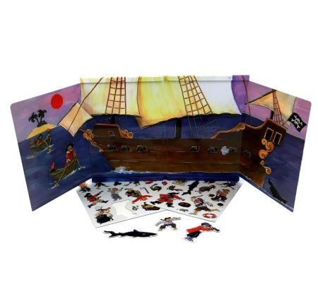 Магнитная игра Egmont toys Пиратский корабль