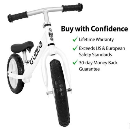 Беговел Cruzee UltraLite EVA White