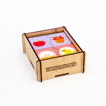 Деревянный пазл Было-стало WoodLandToys