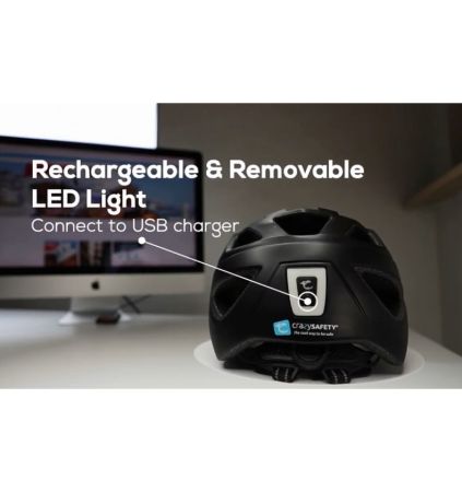 Шлем SPOTS PINK (розовый) Crazy Safety