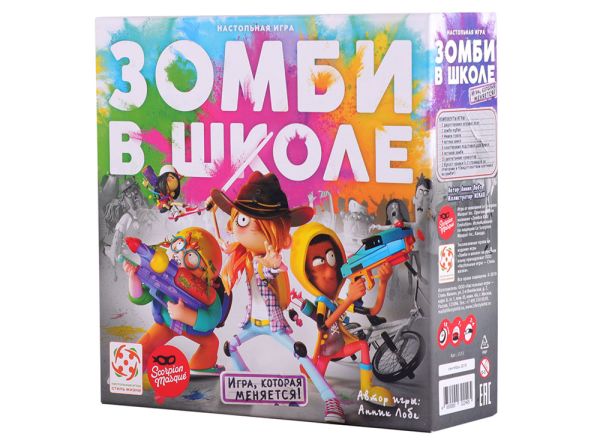 Настольная игра Зомби в школе Стиль жизни