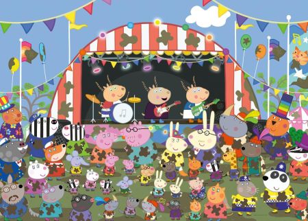 Пазл - гигант Ravensburger Свинка Пеппа 24 элемента