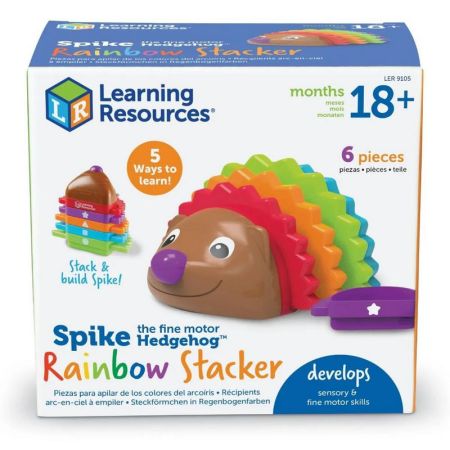 Развивающая игрушка пирамидка Собери Ежика Спайка Learning Resources