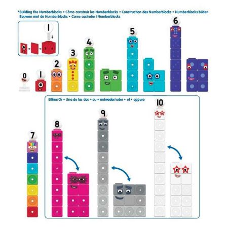Набор Соединяющиеся кубики Numberblocks с карточками Learning Resources