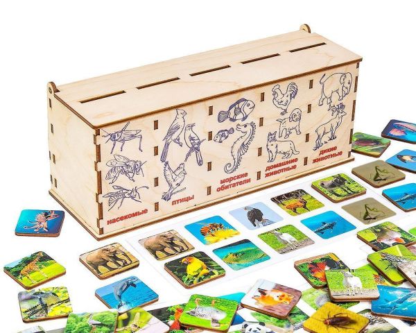 Сортер "Животный мир" Smile Decor