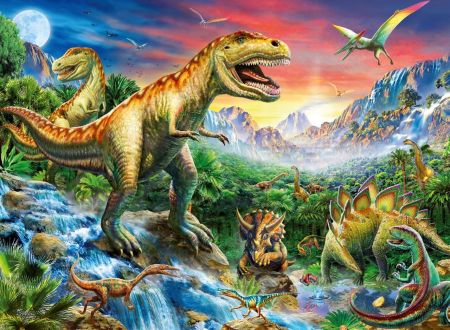 Пазл Ravensburger У динозавров 100 эл.
