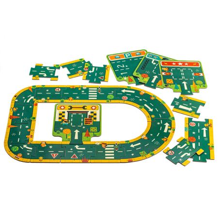 Пазл - гигант Трассы Djeco