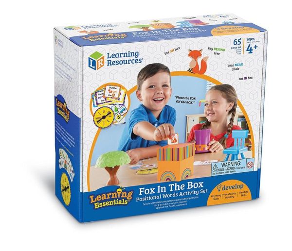 Развивающая игра Лисичка в коробочке с карточками Learning Resources