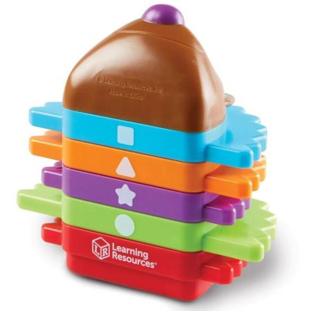 Развивающая игрушка пирамидка Собери Ежика Спайка Learning Resources