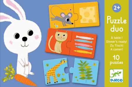 Пазл - дуо К столу! Djeco