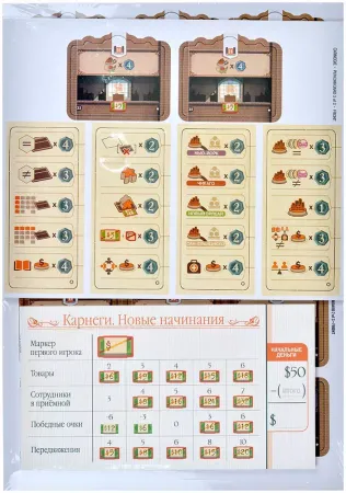 Дополнение для настольной игры Lavka Games Карнеги. Дополнение первое