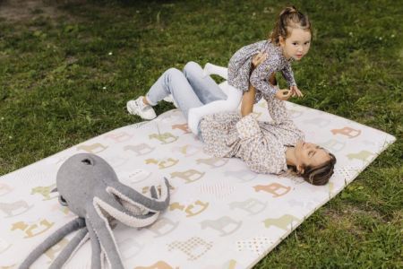 Детский коврик Parklon Sillky Деревянные лошадки 230x140x1.2 см