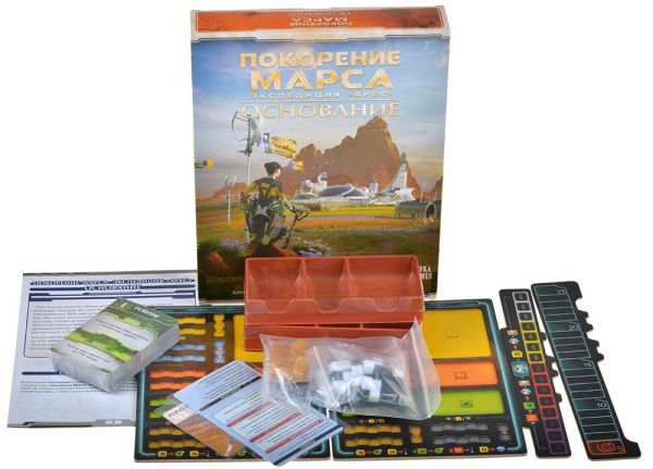 Дополнение для настольной игры Lavka Games Покорение Марса. Экспедиция Арес. Основание